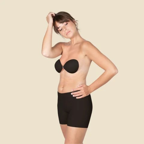 soutien gorge adhesif ultra leger silk bra couleur noir